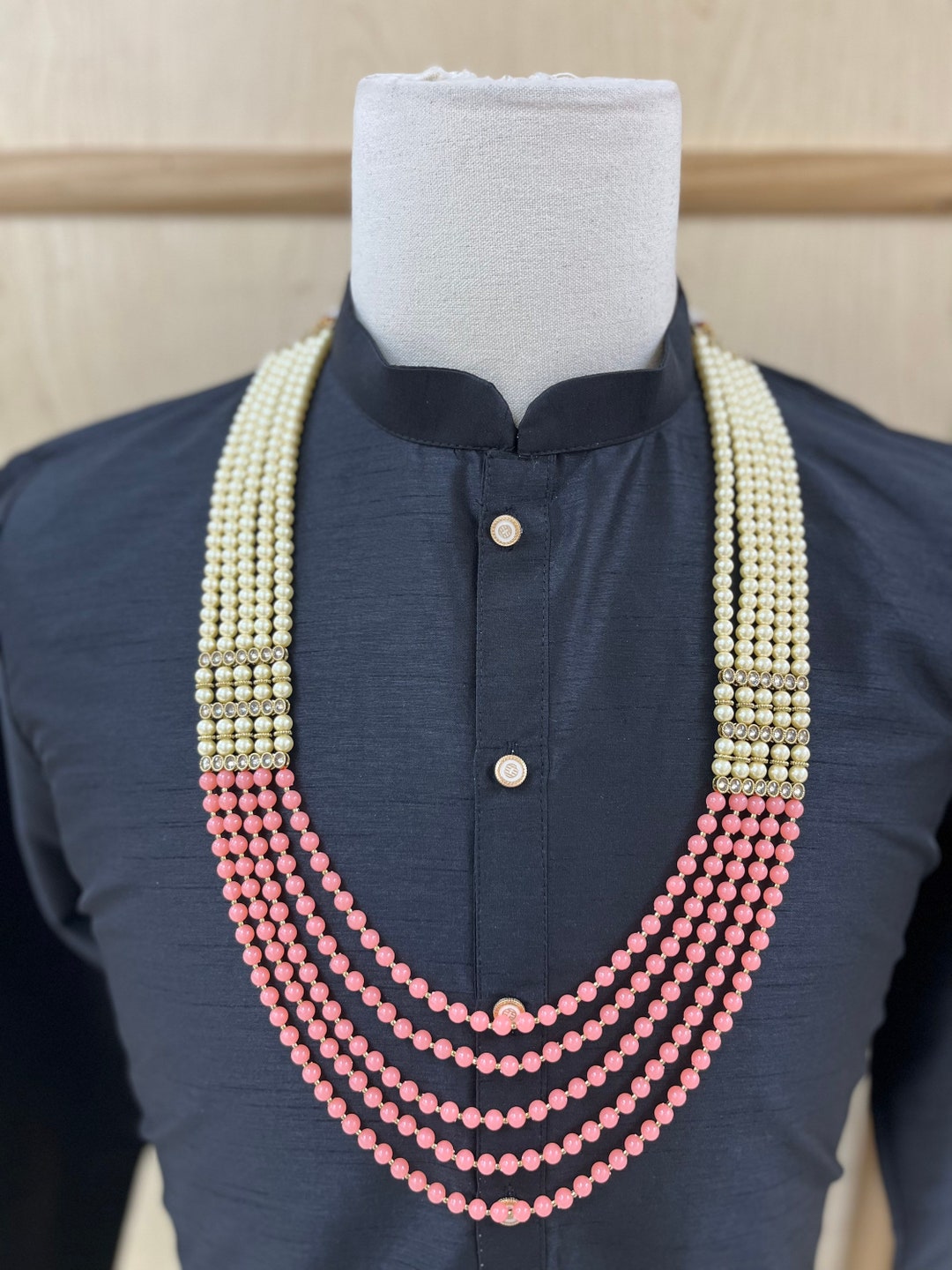 Indian Mens Necklace/mala, Wedding Jewelry for Mens, Indian Jewelry