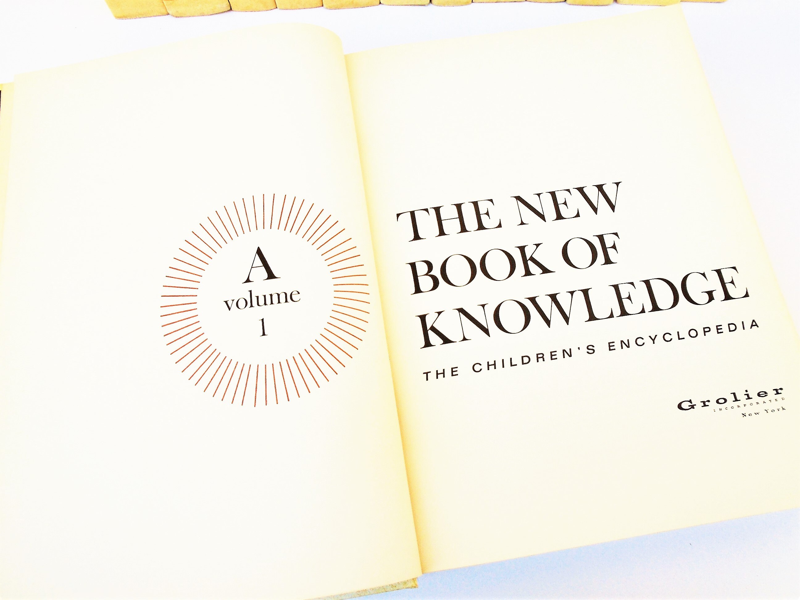 New Book of Knowledge Encyclopedia 1967, Kids Encyclopedia