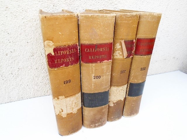 Law Books 1928-1934 Antique Law Book Vintage Law Book Office