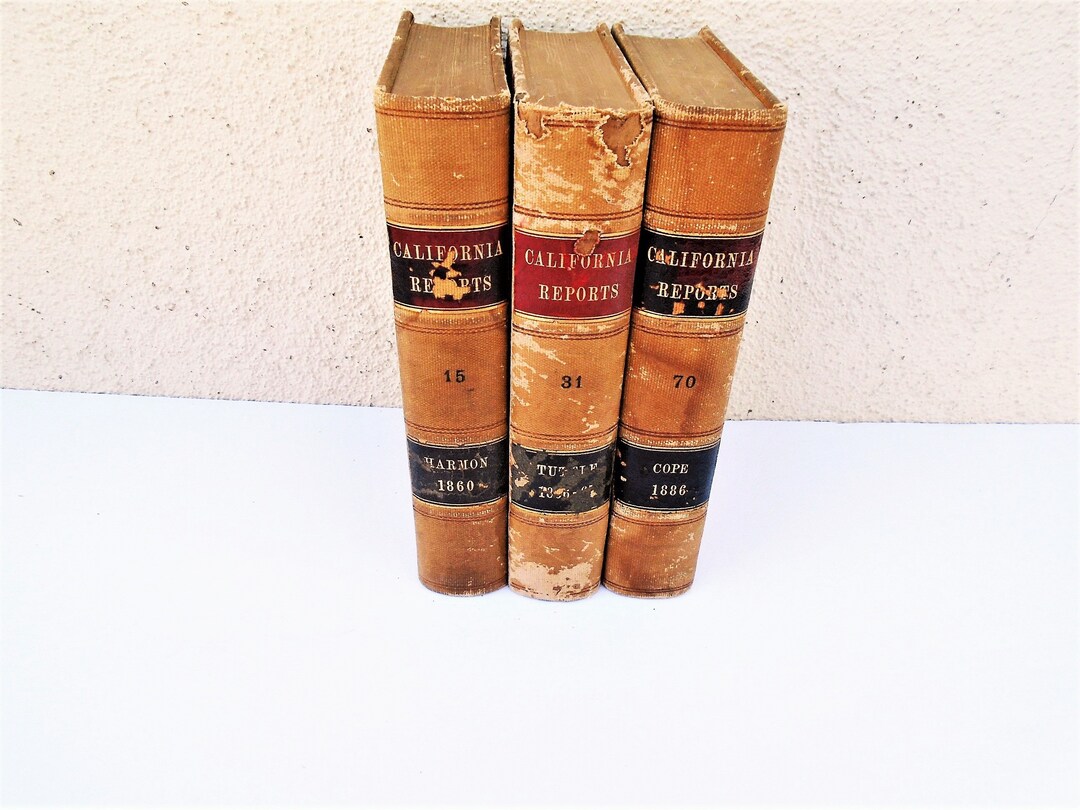 Law Books 18601866 Antique Law Books Vintage Law Books Office Decor