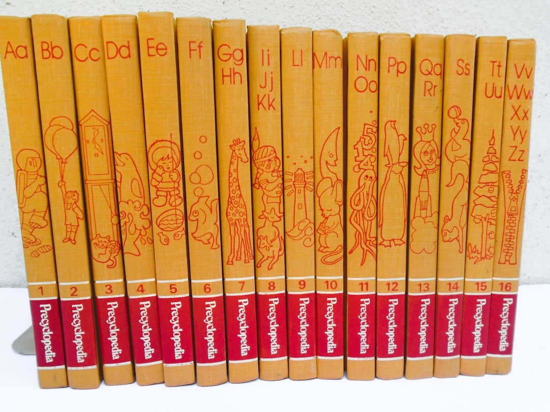 First Encyclopedia 7冊セット Compton's 1977 Encyclopedia Set: 16-book Library Decor - Etsy