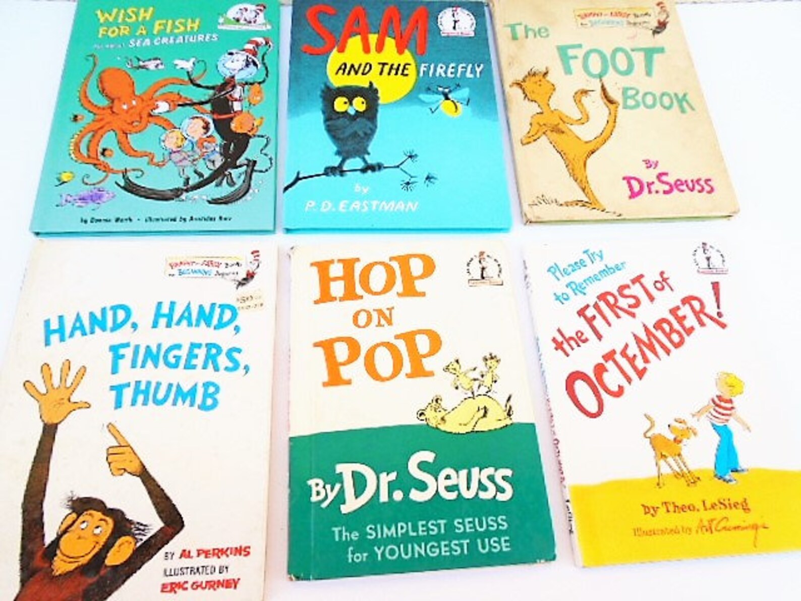Dr Seuss Books Kids Stack Library Decor Children's Etsy