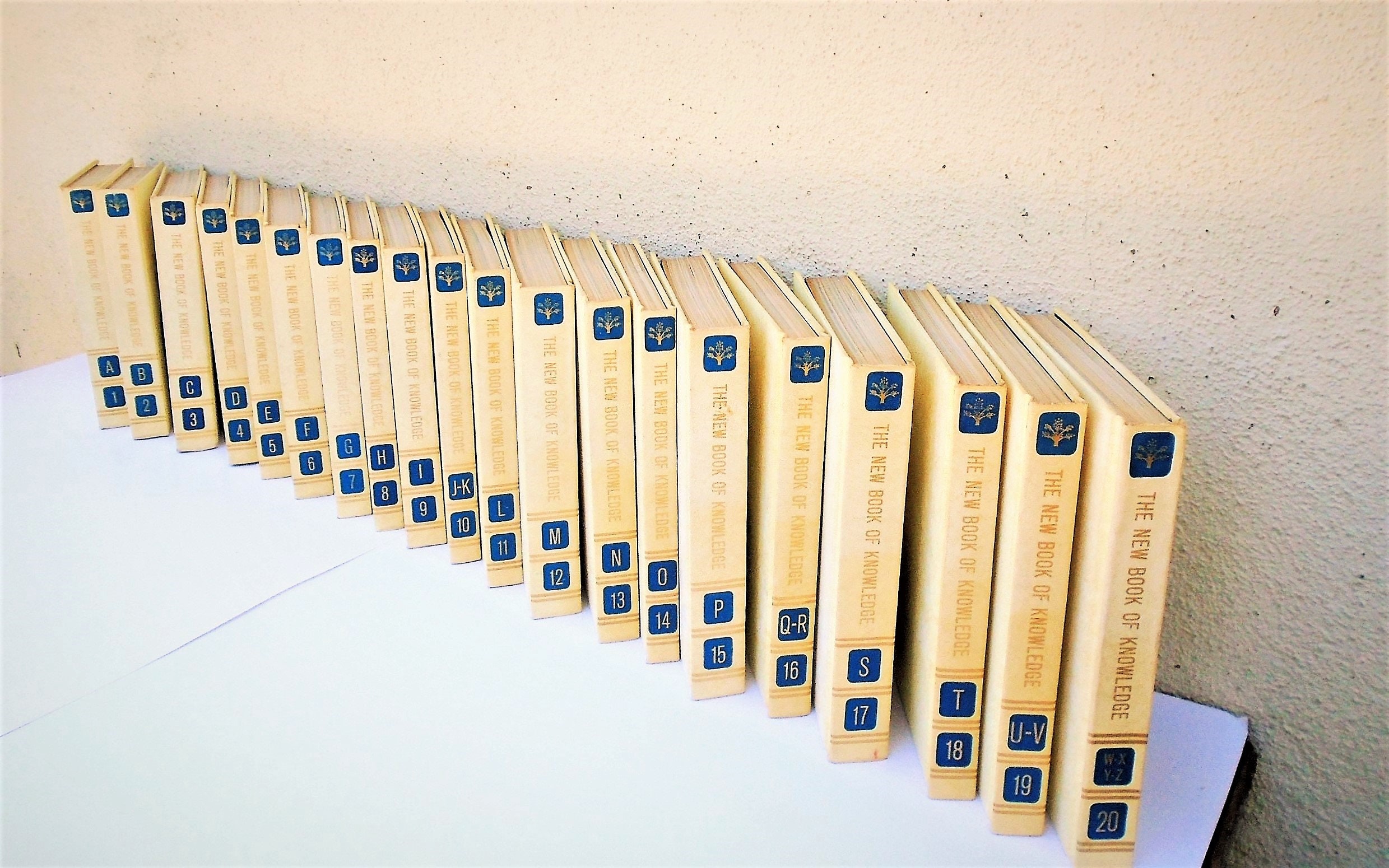 Vintage 1967 Book of Knowledge Encyclopedia Set: 20 Volume Kids