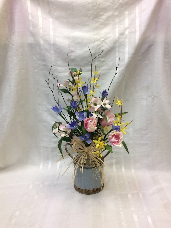 spring artificial flower arrangements