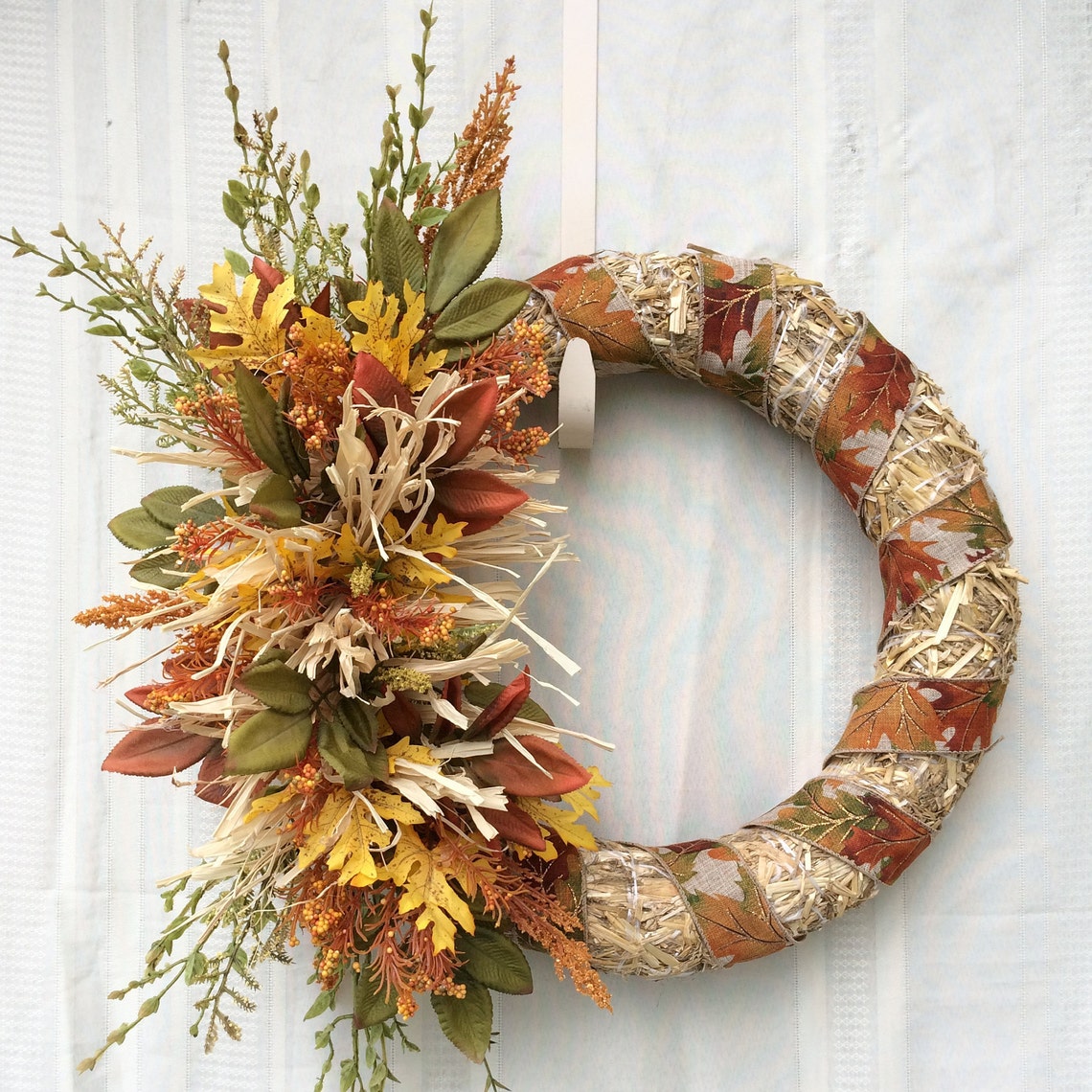 Fall Wreath Fall Door Wreath Fall Front Door Wreath Front Etsy
