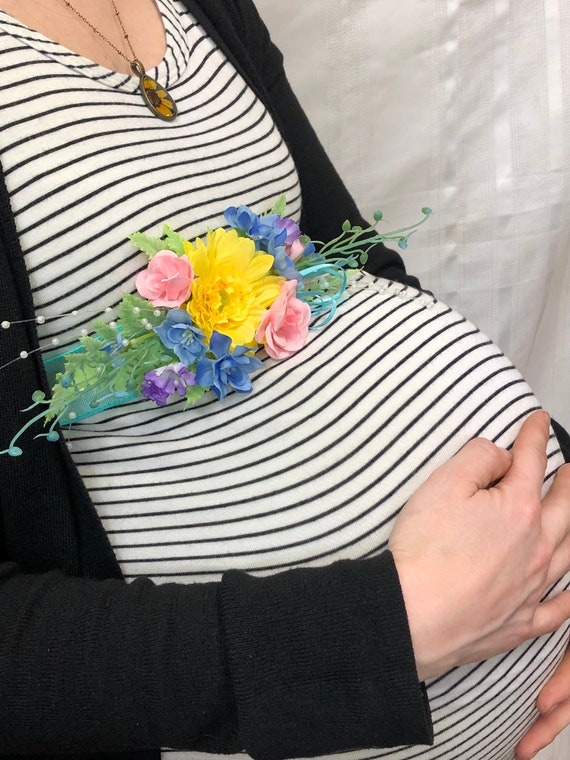 baby shower waist sash
