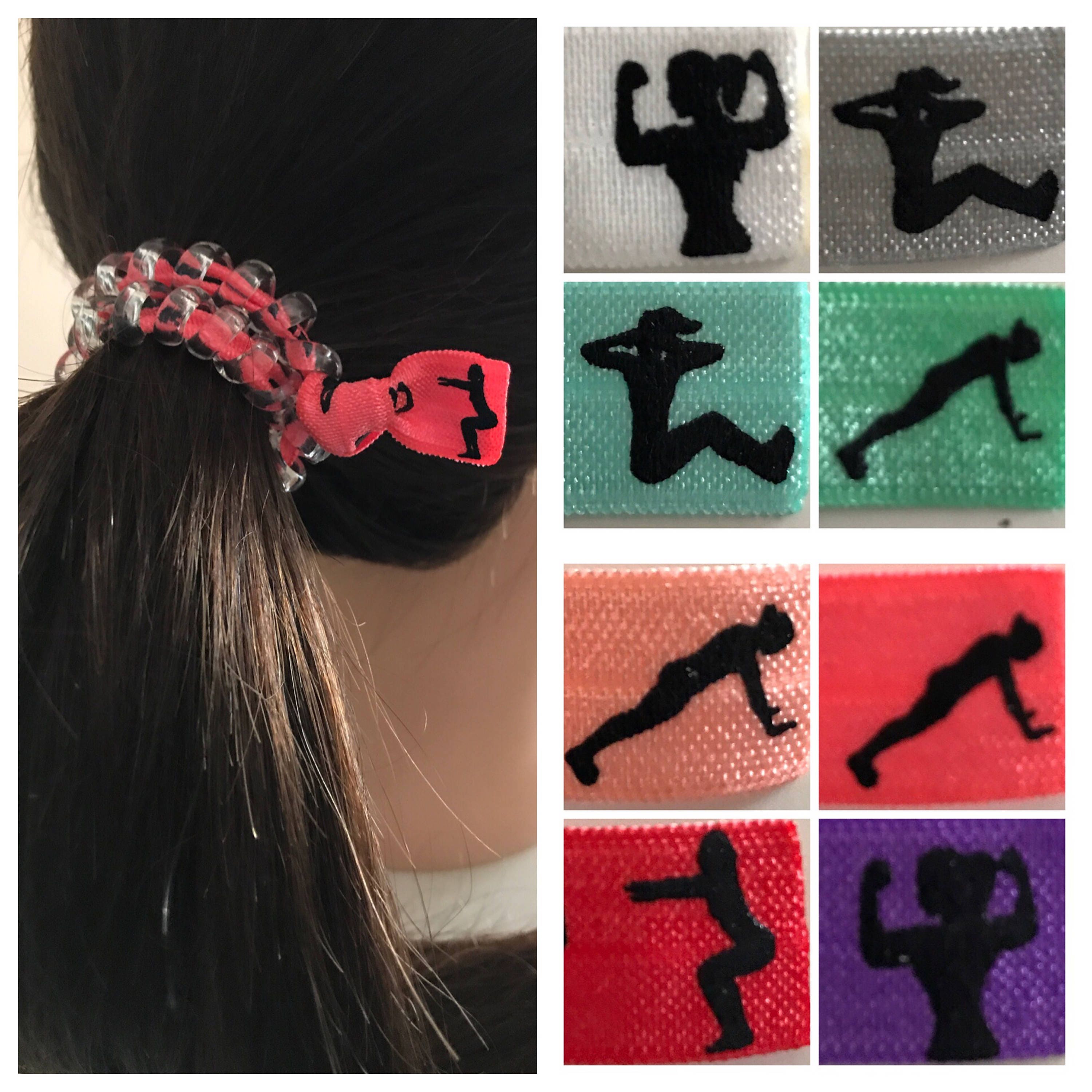 Workout athlete secure sports hair tie hair cord hair elastic Etsy