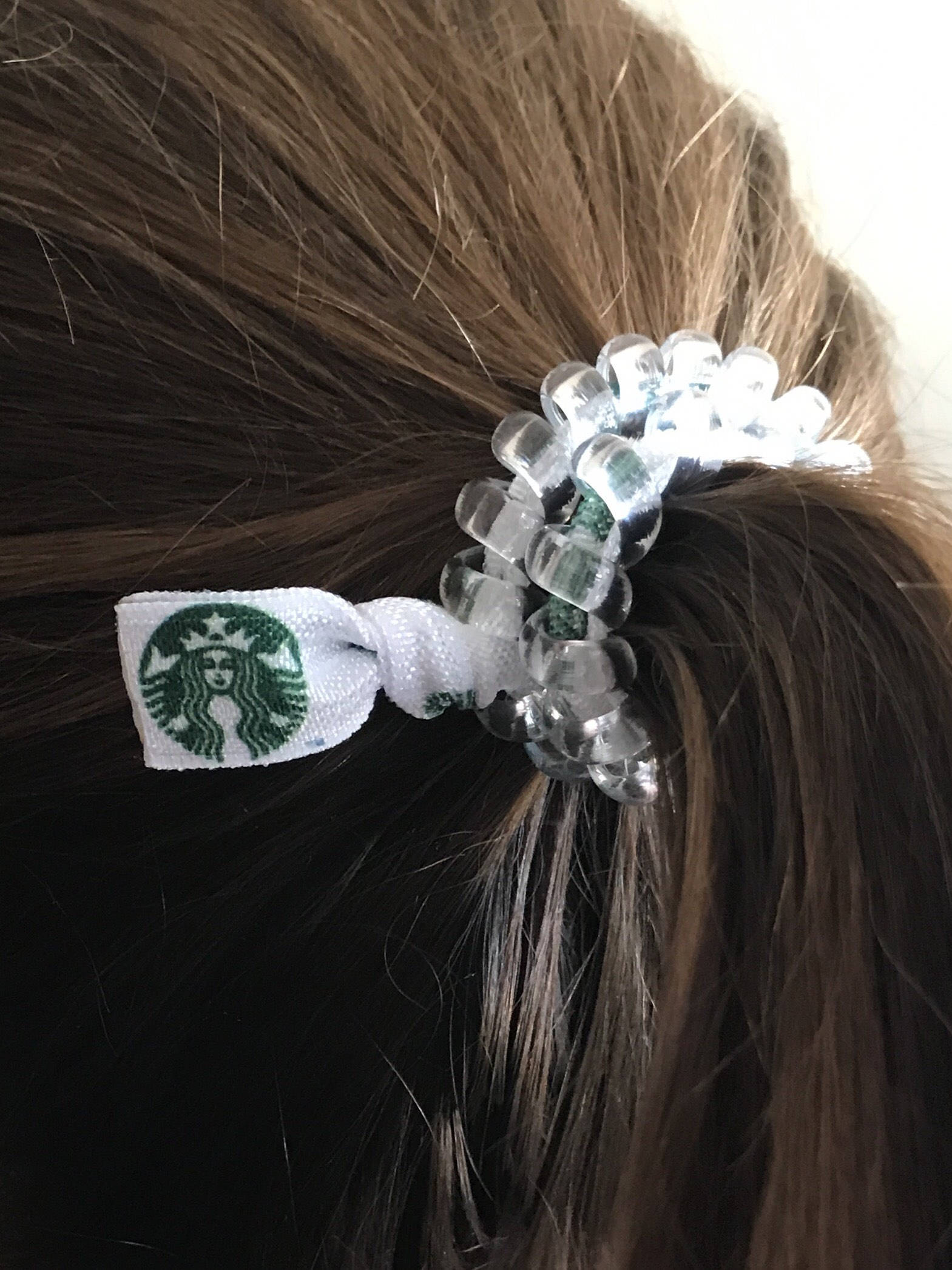 Starbucks Coffee Barista Secure Sports Hair Tie Hair Cord Hair