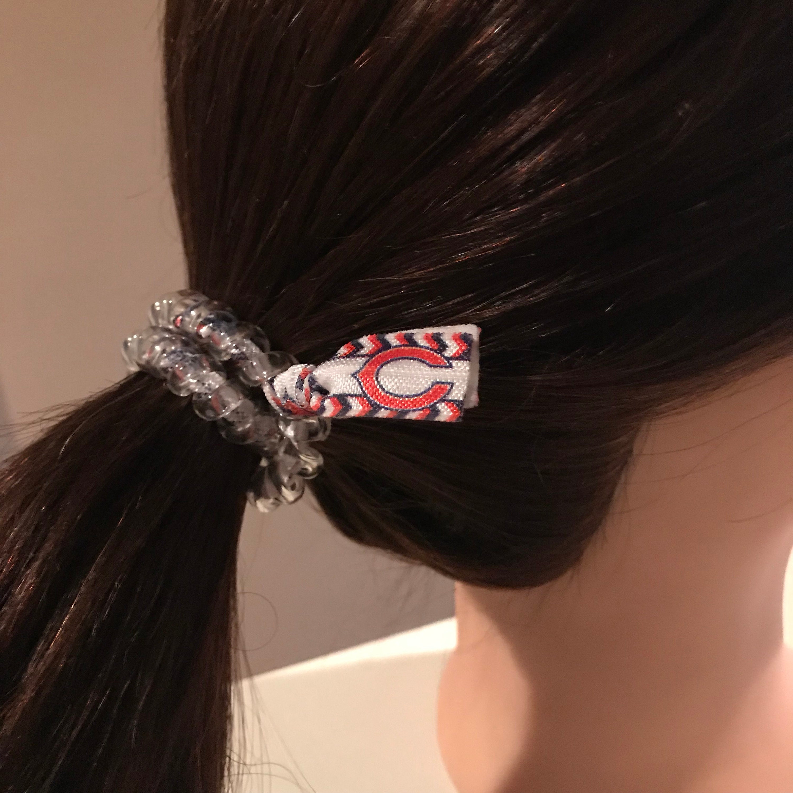 Chicago Bears Football Secure Sports Hair Tie Hair Cord Hair Etsy