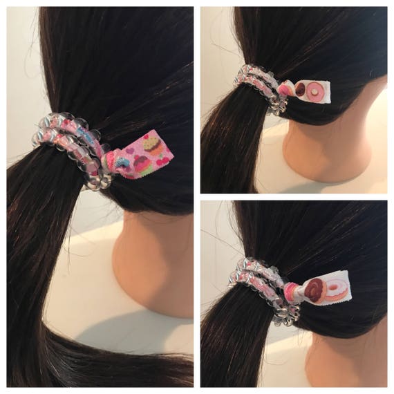 Cupcake And Donuts Secure Sports Hair Tie Hair Cord Hair Etsy