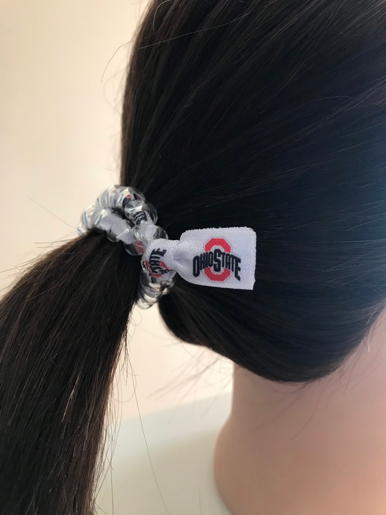 Ohio State Buckeyes Football Secure Sports Hair Tie Hair Cord Hair