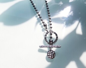 Ball chain 3 way necklace