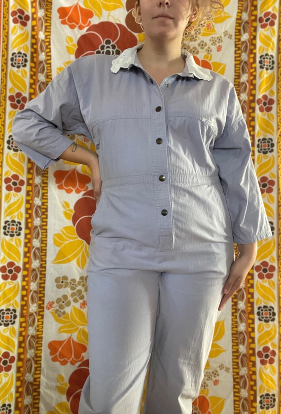 Vintage 80s Ideas Lilac Purple Elastic Waistline L