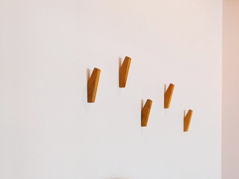 Wooden Hook / Wood Coat Hook / Coat Rack Etsy