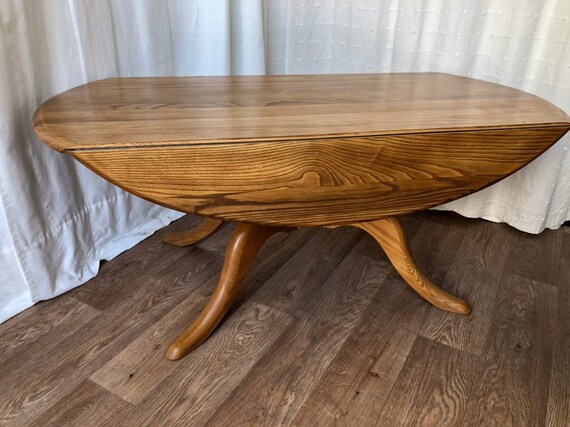 Ercol Coffee Table Vintage Drop Leaf - Ercol Coffee Tables Used Ercol Coffee Table Vintage Drop Leaf - Ercol Coffee Tables Used