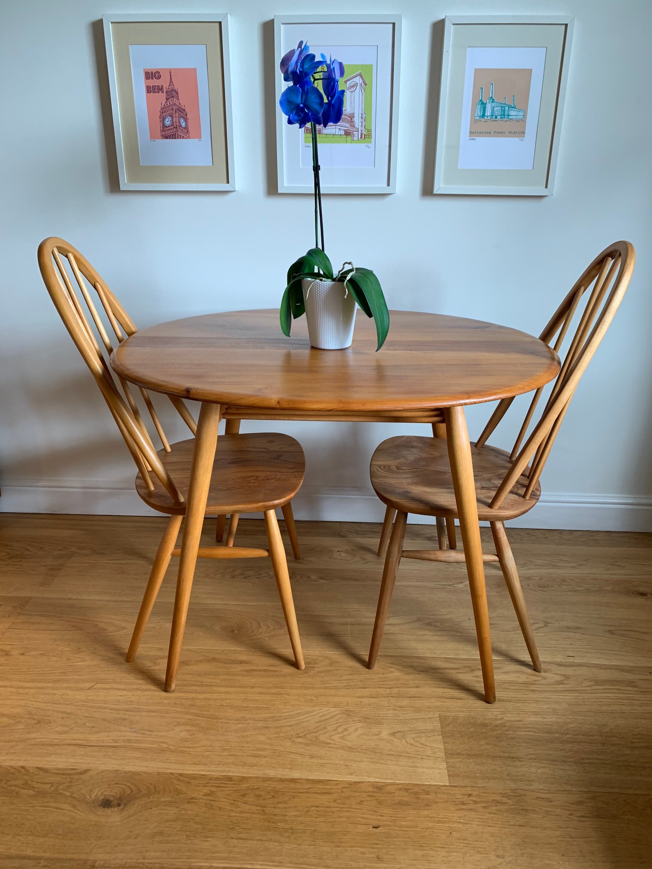 SUPER RARE Fully Restored Ercol All Purpose Breakfast Table Etsy