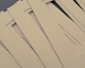 Six Light Taupe 5x7 Picture Mats, Museum Core