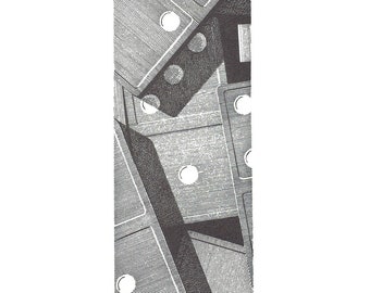 The Boneyard Pen&Ink Reproduction