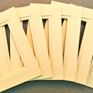 Six 5x7 Picture Mats, Lt Cream, Museum Core