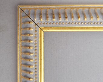 Neuer 5x7 Gold verzierter Polystyrol-Bilderrahmen