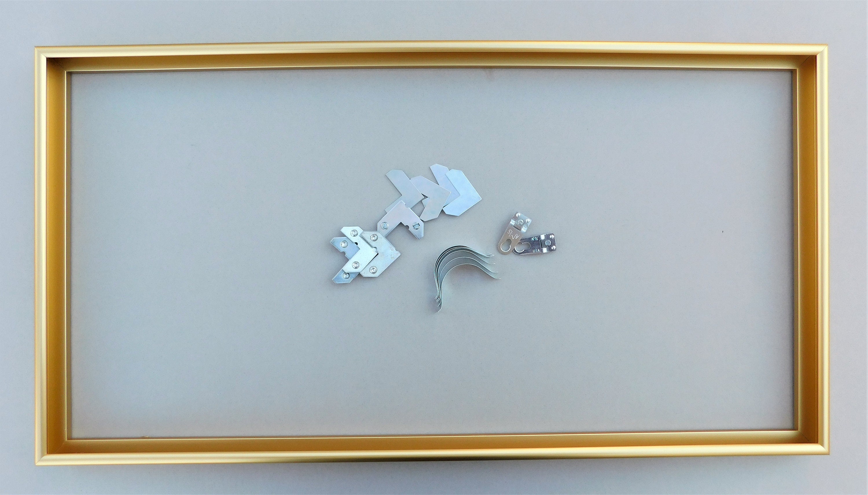 Frosted Gold Metal Sectional Frame, 13x25 Etsy