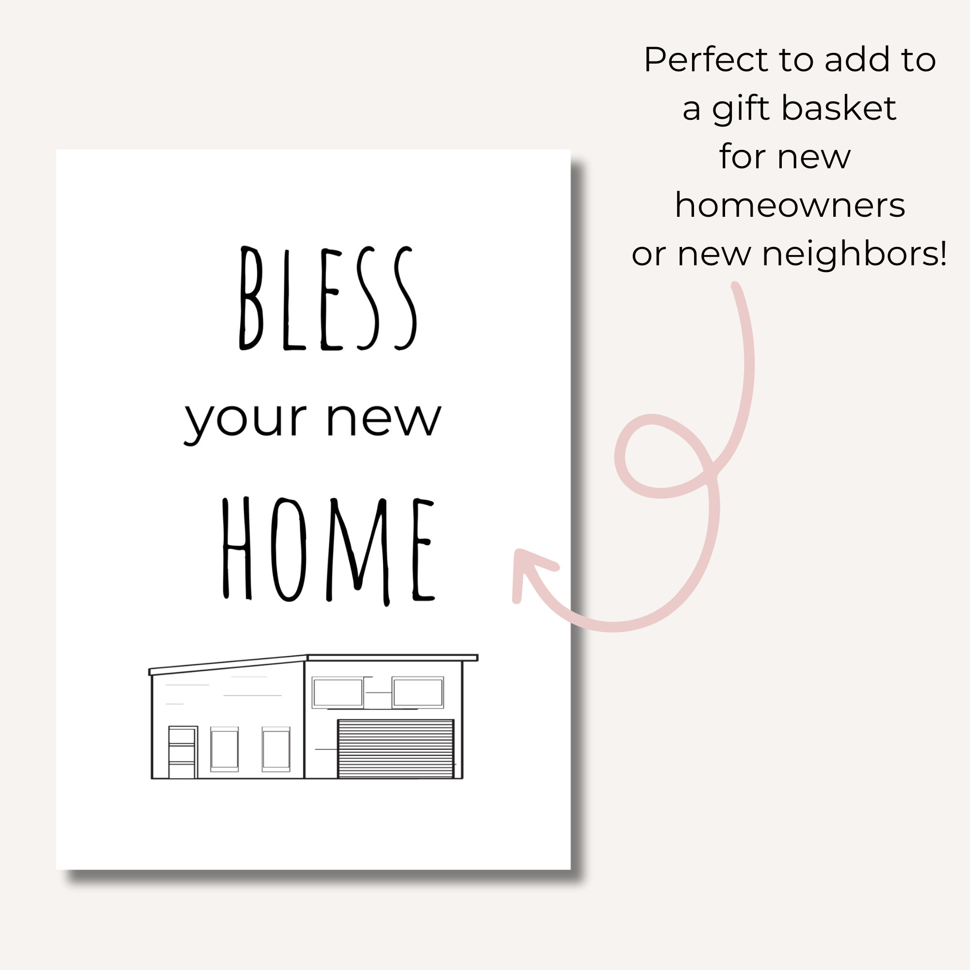Housewarming Printable House Blessing Printable Bread, Salt, Wine New ...