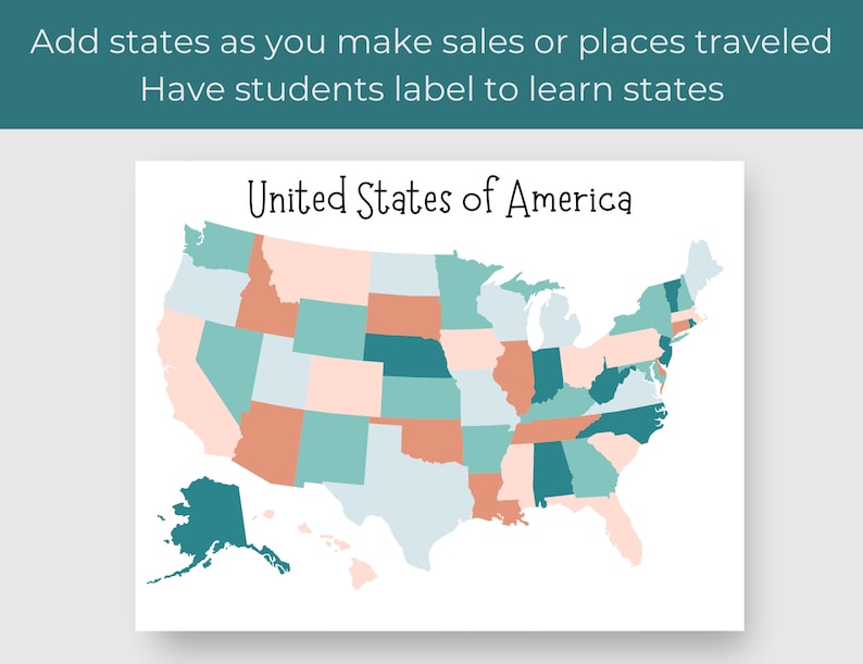 Printable United States Map Printable - Il 794xN.5254365488 Q42e 