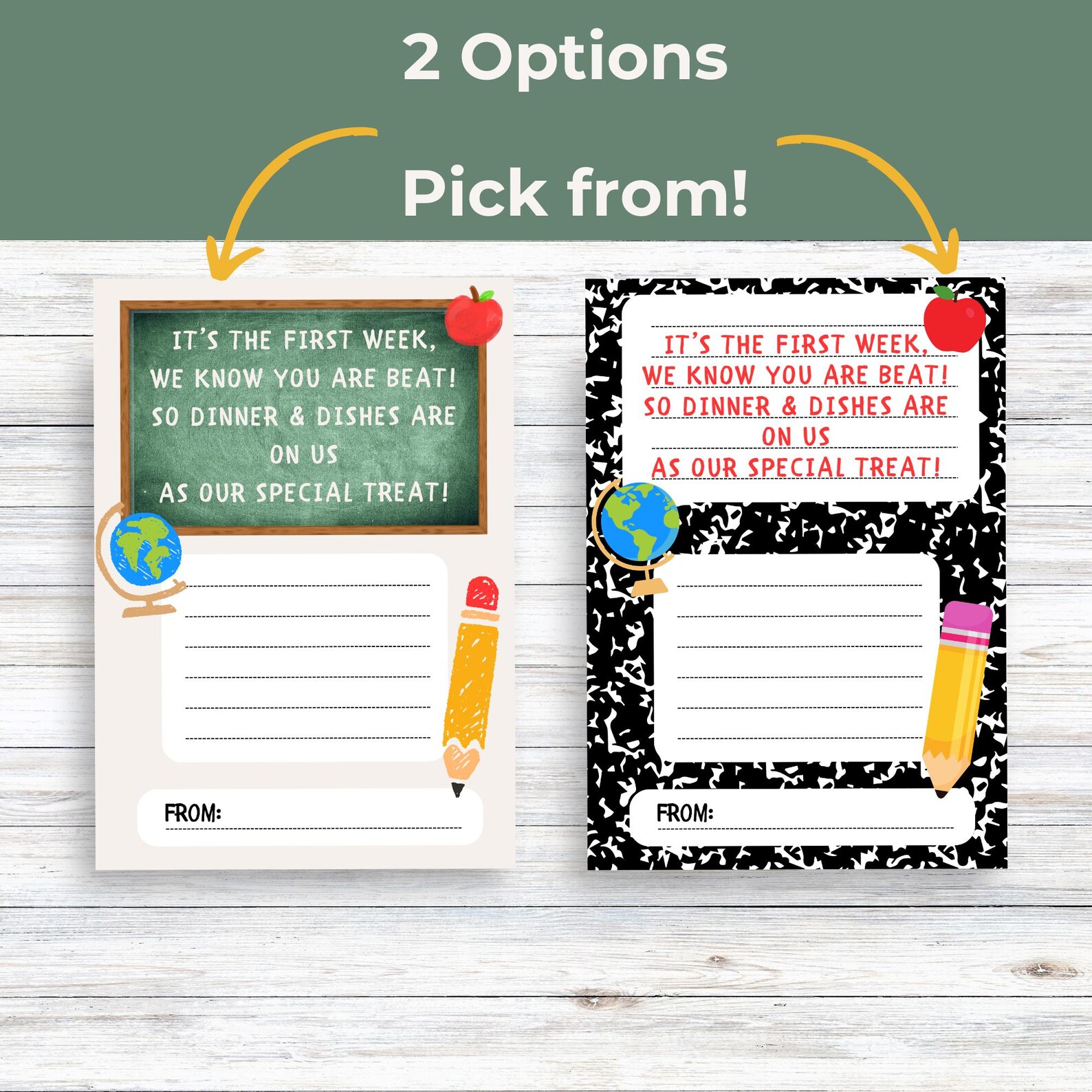 Back to School Teacher Gift Card Holder | Dinner and Dishes on Me ...