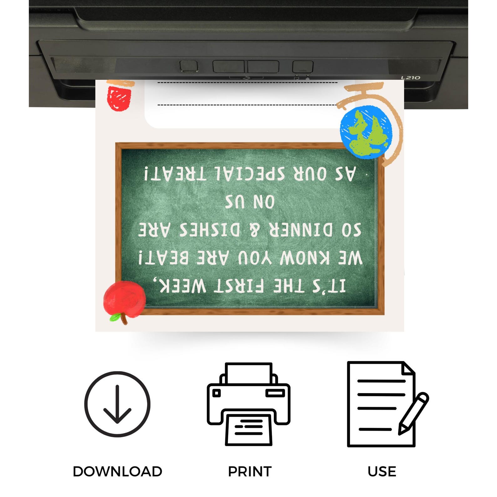 Back to School Teacher Gift Card Holder | Dinner and Dishes on Me ...