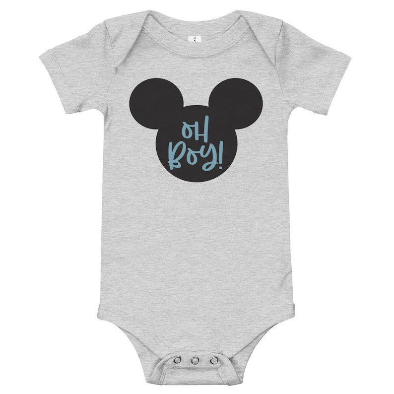 Baby short sleeve one piece Oh Boy
