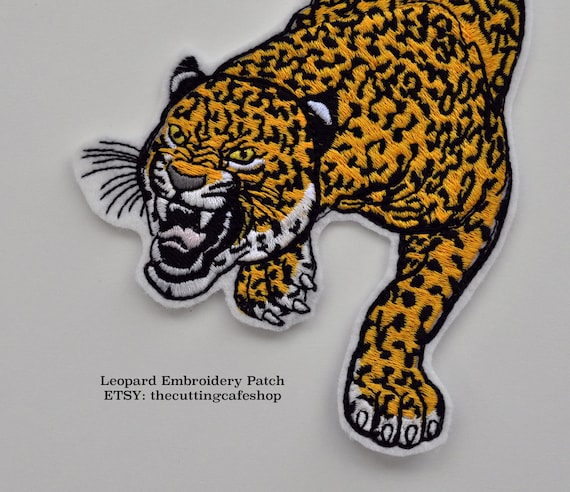 Leopard Embroidered Patch Leopard Patches Leopard Embroidery Designs animal  Patches Leopard Appliques Sew on or Iron on Patch -  Canada