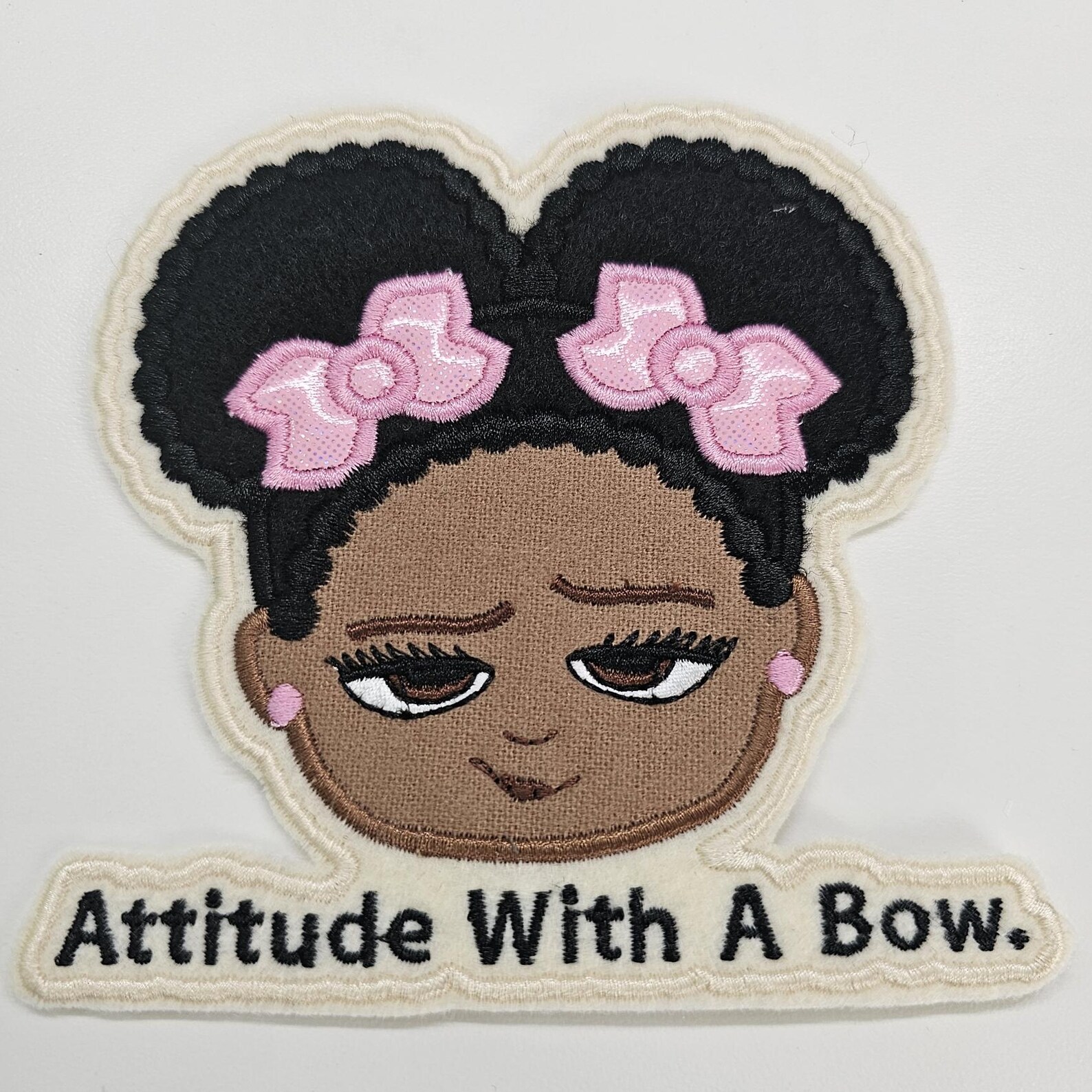 Personalized Afro Puffs Embroidered Patch - Iron On - Etsy