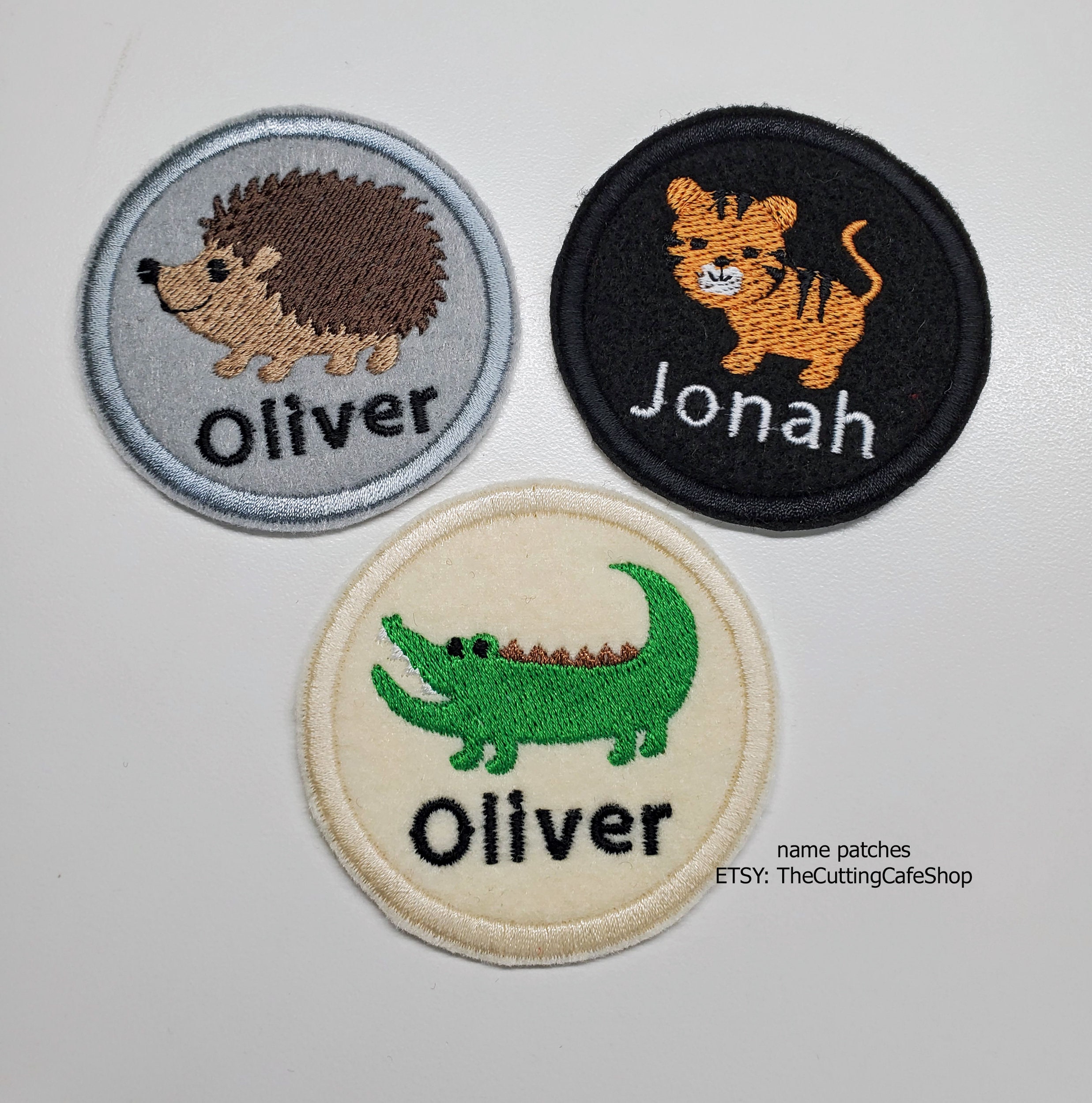 Personalized Name Embroidered Patches Name Badge Backpack Etsy UK