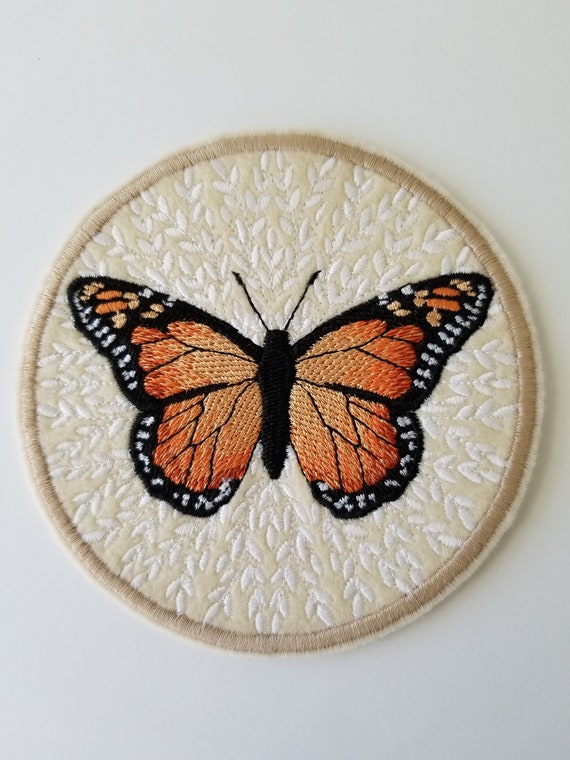 Monarch Butterfly Felt Embroidery Kit