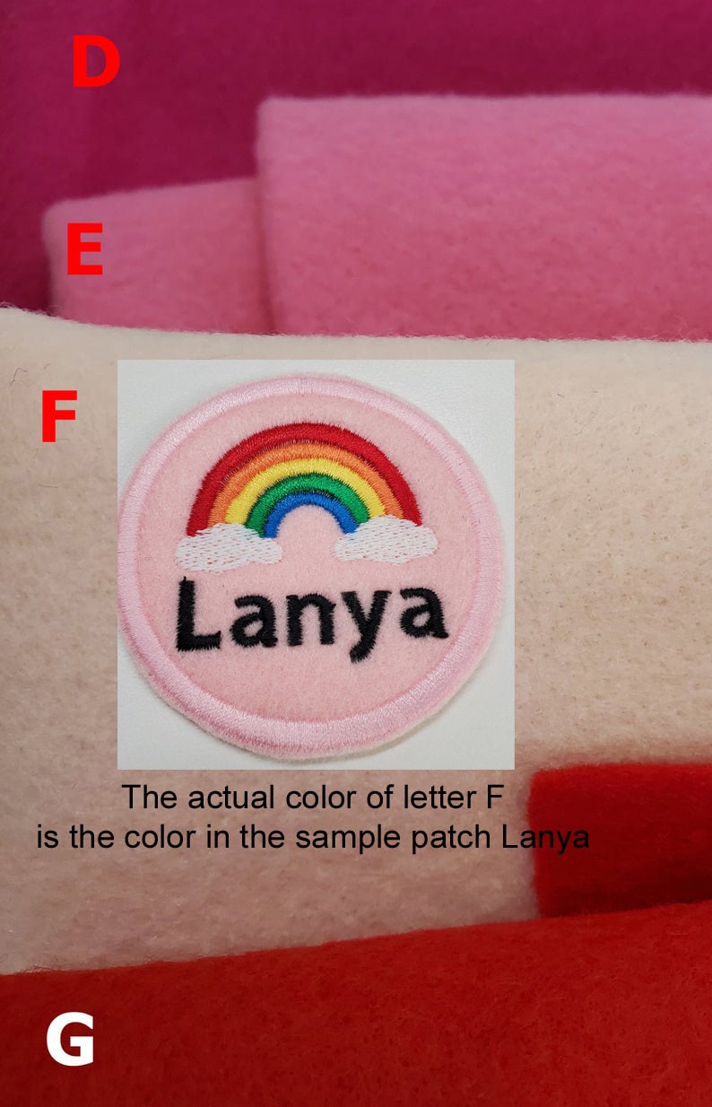 Personalized Name Embroidered Patches Name Badge Backpack Etsy