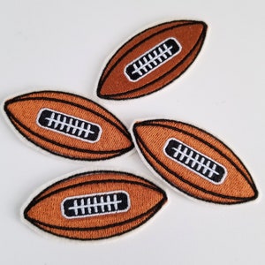2 Football Embroidered Patches, sports patches, touchdown patch, kids sports patch, football patch, football gifts