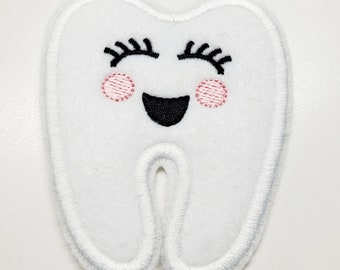 Tooth Patch - Tooth Applique - Toothfairy patch - teeth - First Tooth Patch