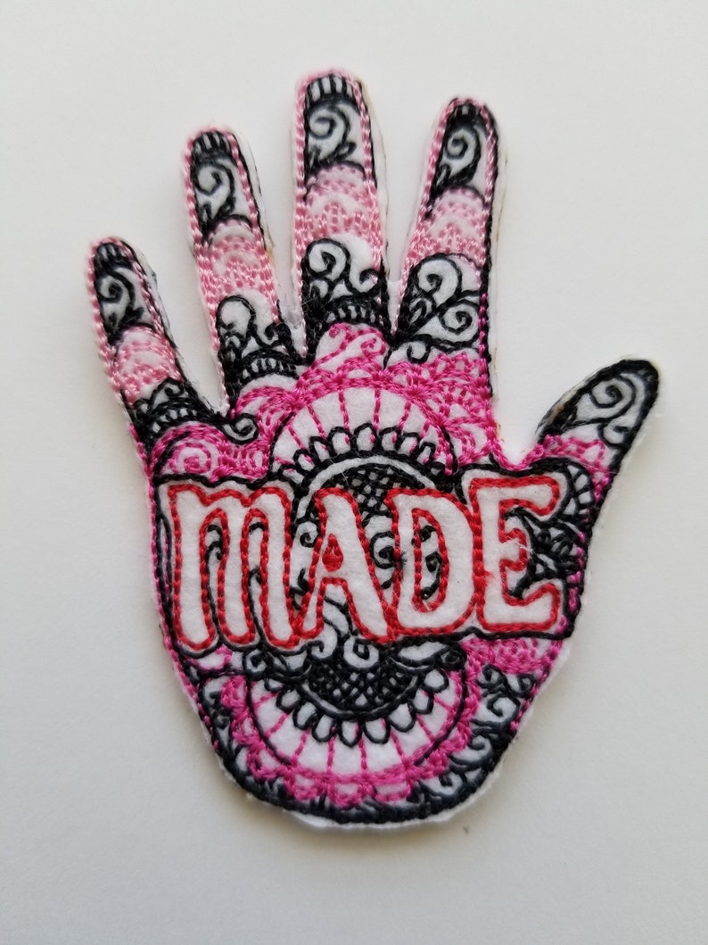 Handmade Embroidery Patch Ironon Sew on Patch Sewing Etsy