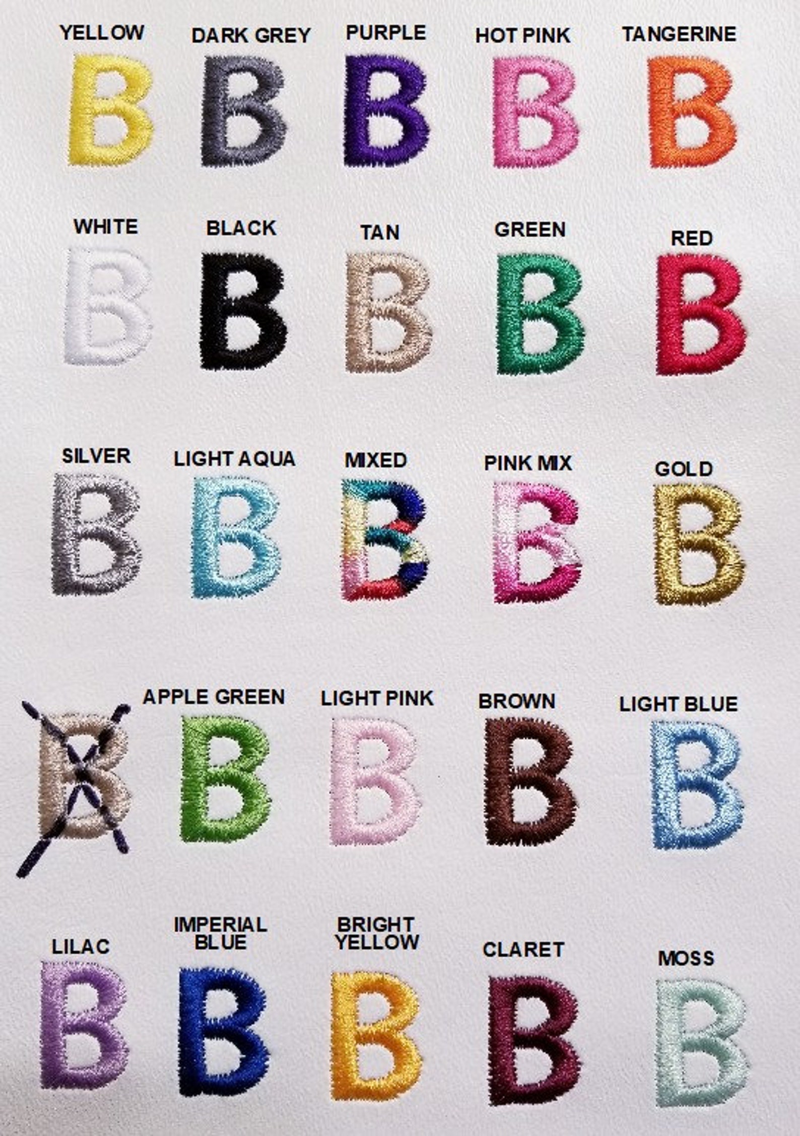 Embroidered 2 Inch Letter Block Patches Letter Patch Felt Etsy