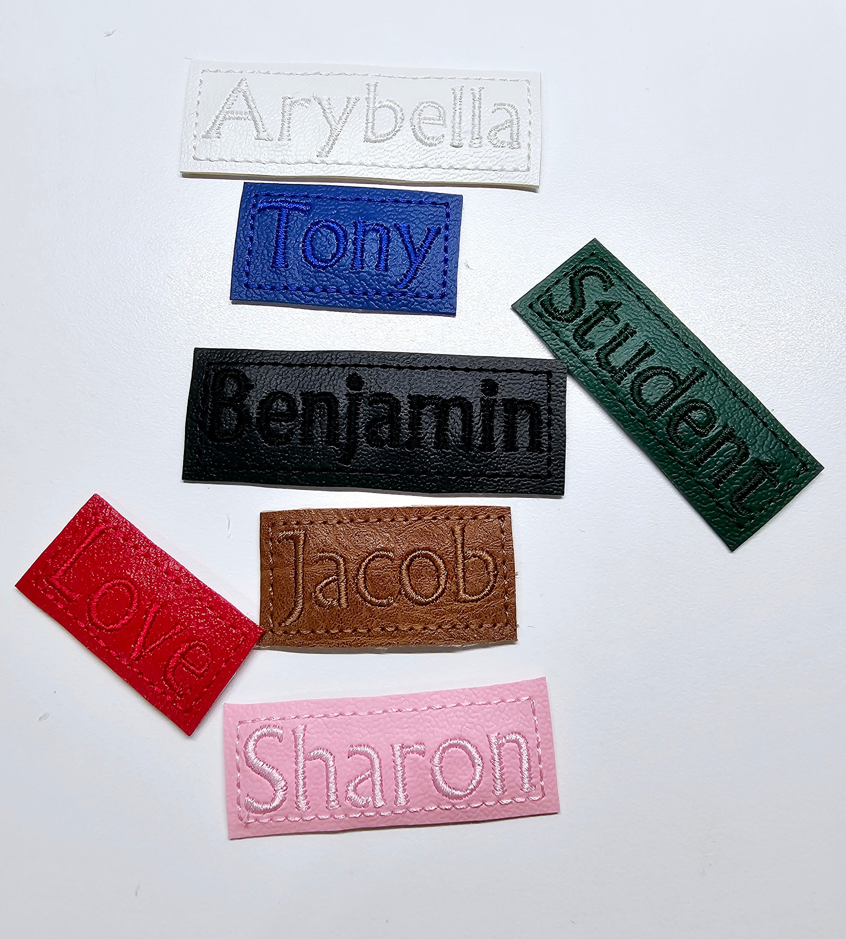 Iron on Name Patch Birthday Gift Patch Makeup Bag Patch 