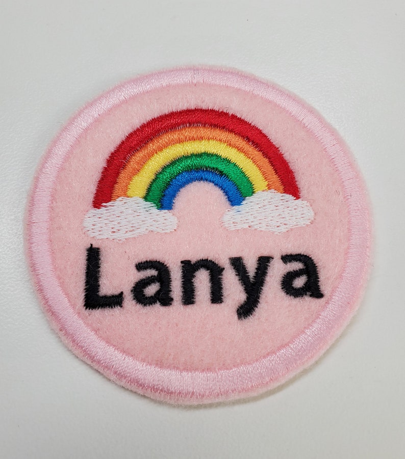 Personalized Name Embroidered Patches Name Badge Backpack Etsy UK