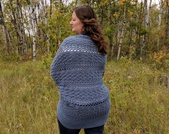 Crochet Cardigan Pattern, Crochet Cardigan Pattern for Women, Crochet Shrug Pattern, Sweater Pattern, Shrug Pattern, PDF Instant Download