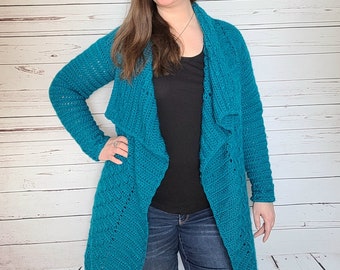 Crochet Cardigan Pattern for Women, Crochet Cardigan Pattern, Cardigan Pattern, Crochet Pattern, Sweater Pattern, PDF Download, Free Pattern