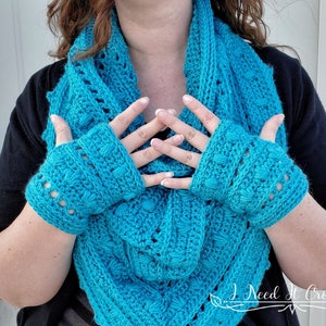 Crochet Glove Pattern, Crochet Pattern Gloves, Fingerless Gloves Pattern, Crochet Gloves, PDF Instant Digital Download, Free Pattern image 3