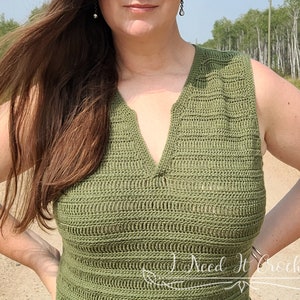 Crochet Pattern, Crochet Tank Top Pattern, Crochet Top Patterns For Women, Crochet Blouse Pattern, Crochet Summer Top Pattern,