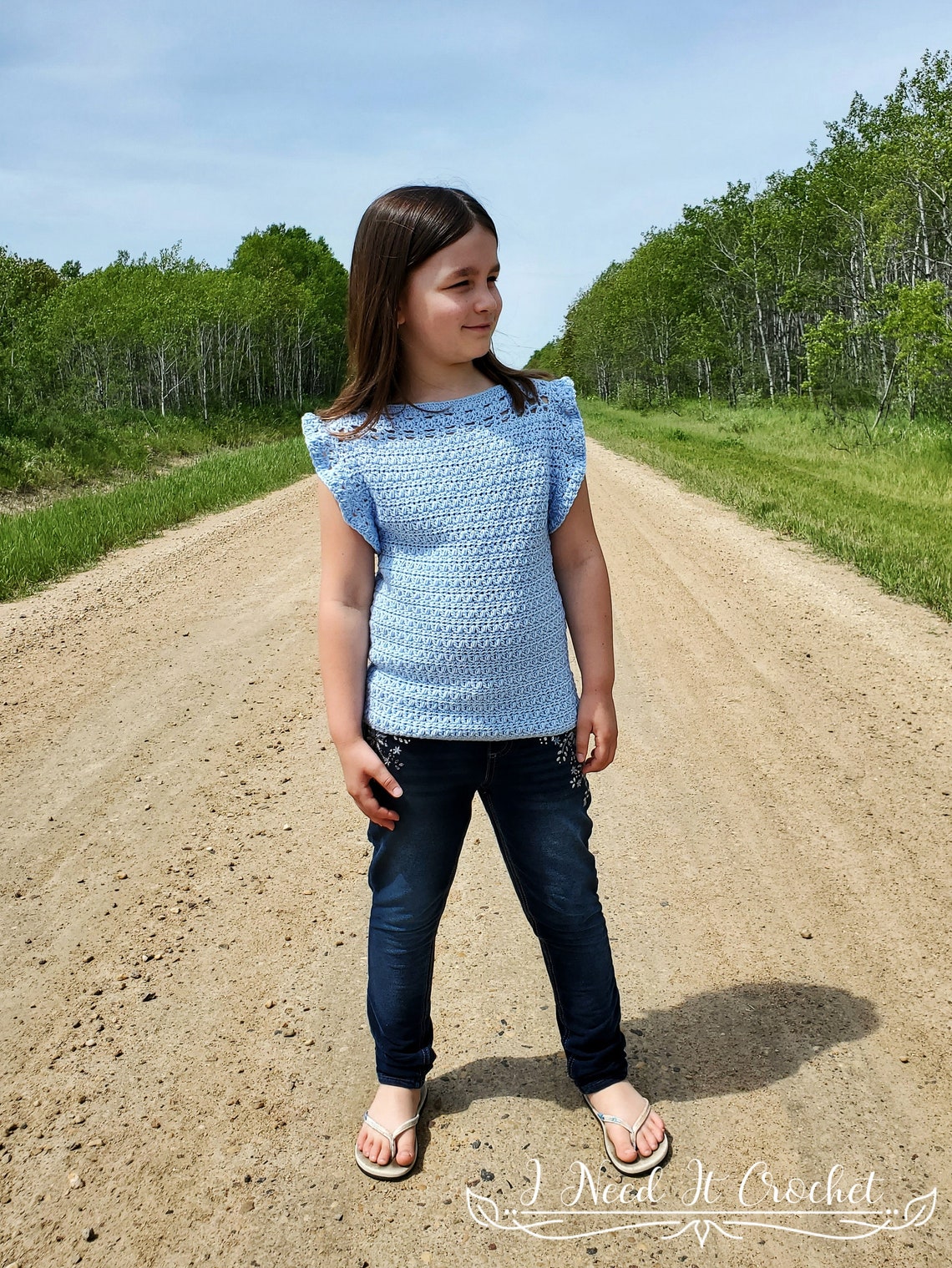 Kids Crochet Pattern, Crochet Top Pattern, Crochet Top, Kids Crochet ...