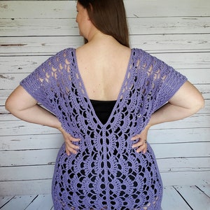 Crochet Cover Up Pattern, Beach Dress Crochet Pattern, Crochet Summer Dress Pattern, Summer Crochet, Pdf Download, Water&#39;s Edge Cover Up