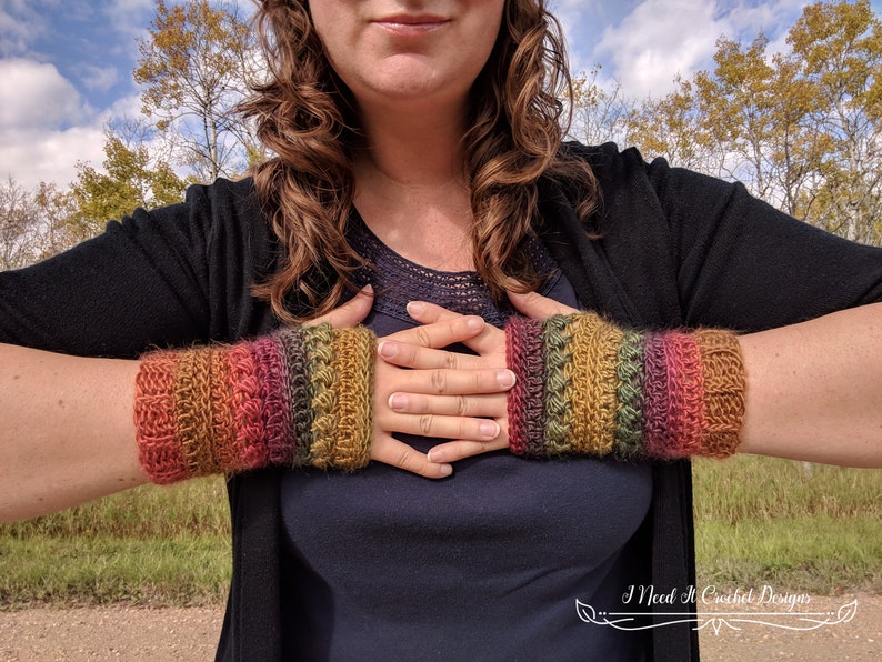 Crochet Glove Pattern, Crochet Pattern Gloves, Fingerless Gloves Pattern, Crochet Gloves, PDF Instant Digital Download, Free Pattern image 1