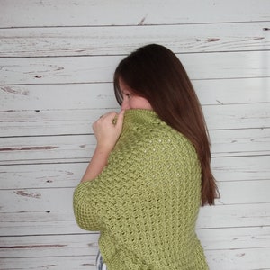 Crochet Cardigan Pattern, Crochet Cardigan Pattern for Women, Crochet Shrug Pattern, Sweater Pattern, Shrug Pattern, PDF Instant Download