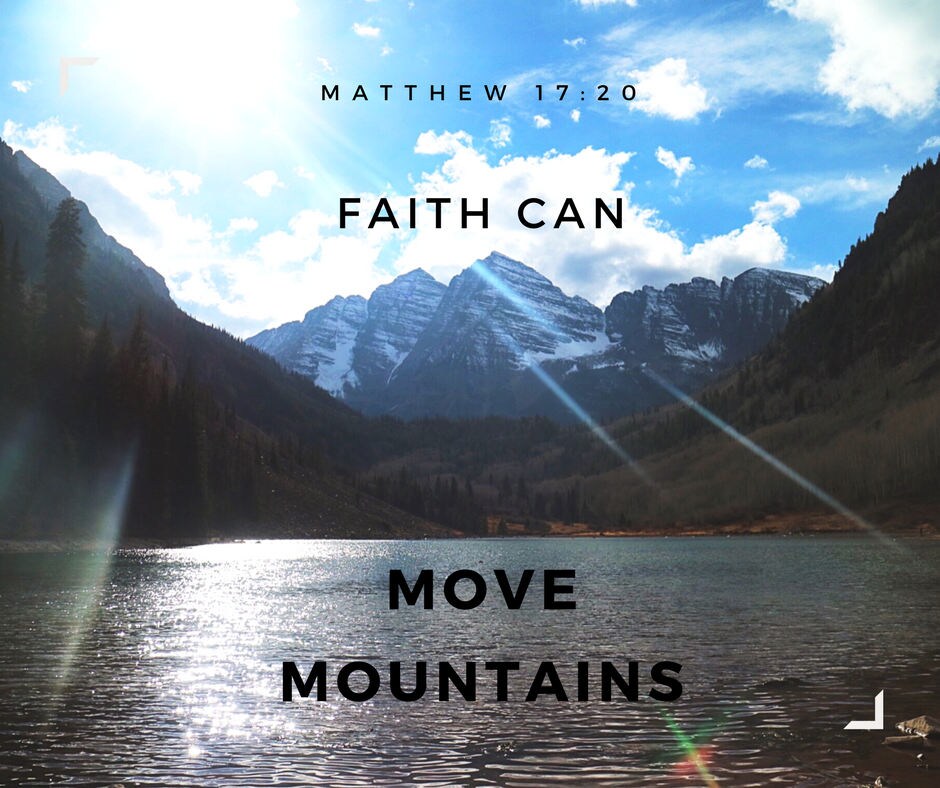 Faith Can Move Mountains Photo Etsy